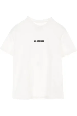 Jil Sander Playera con logo + estampado 2010