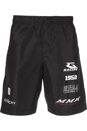 Givenchy Shorts de playa con logo estampado