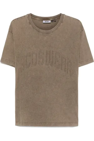 GCDS Playera con efecto lavado