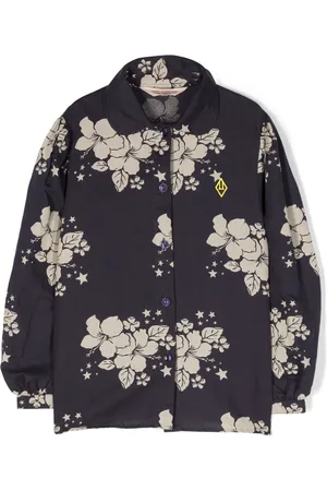 The Animals Observatory Camisa con logo bordado y estampado floral