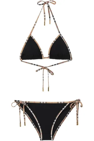 Burberry Bikini con ribete Vintage Check