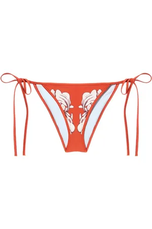 La DoubleJ Bikini bottom con estampado floral