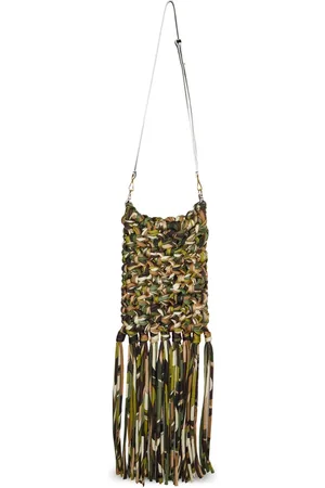Puccini Bolsa de hombro con nudo y flecos