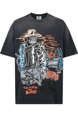 Warren Lotas Playera Reds Country Gas Station Black