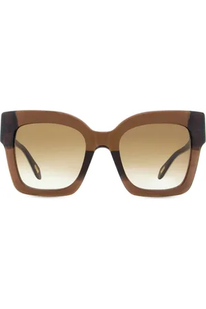 Roberto Cavalli Lentes de sol con placa del logo