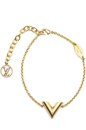 LOUIS VUITTON Pulsera Gold Plated Essential V Bracelet 2021