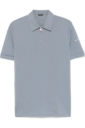Kiton Playera tipo polo con logo bordado