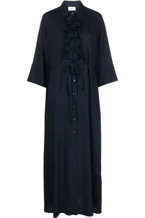P.A.R.O.S.H. Vestido camisero Palmer con detalle plisado
