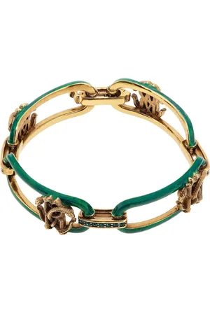Roberto Cavalli Pulsera con placa Mirror Snake