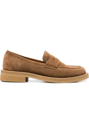 MARA BINI Mocasines de gamuza