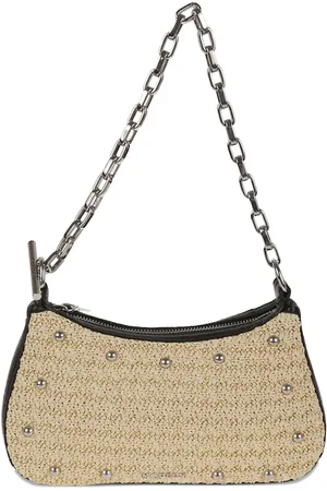 Alexander McQueen Bolsa de hombro con apliques