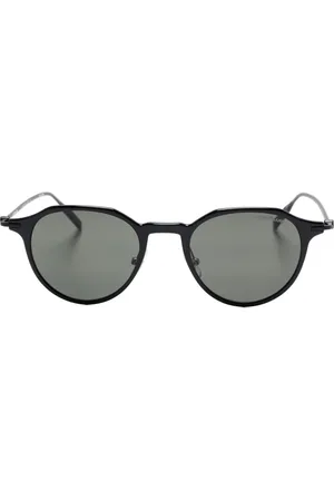 Montblanc Lentes de sol con armazón redonda