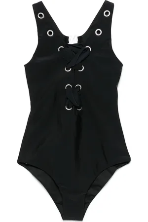 MONNALISA Traje de baño con detalles de ojales