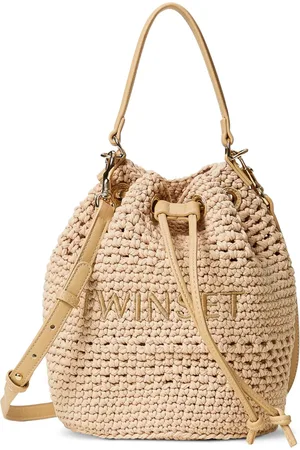 Twin-Set Bolsa bucket con logo bordado