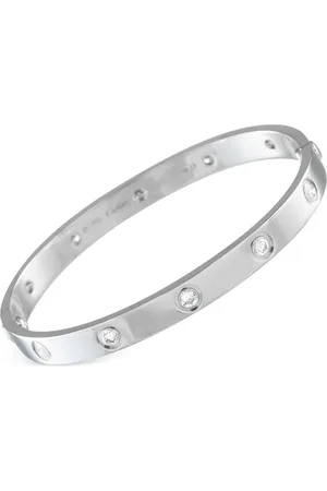 Cartier Anillo Love en oro blanco de 18kt con diamante de archivo