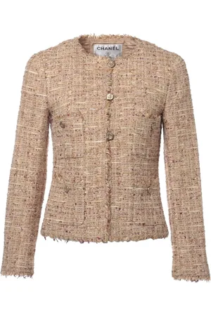 CHANEL Chamarra de tweed