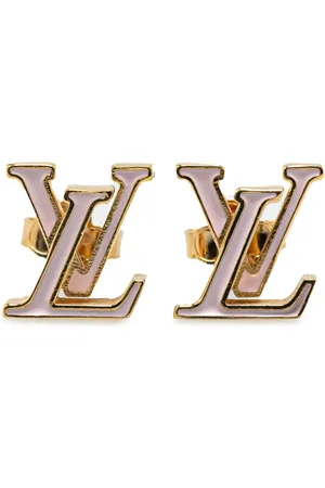 LOUIS VUITTON Aretes LV Iconic Enamel Push Back Earrings 2023