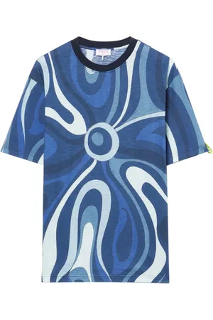 Puccini Playera con estampado Marmo