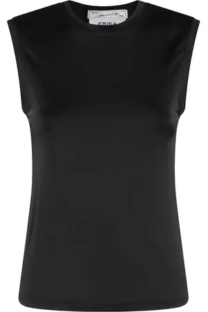 ERIKA CAVALLINI Playera con cuello redondo