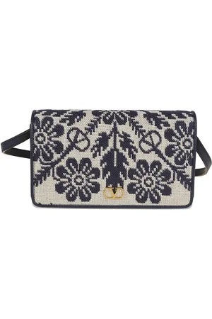 VALENTINO GARAVANI Bolsa de hombro con bordado floral