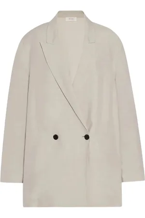 The Row Blazer Nat con doble botonadura