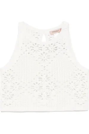Twin-Set Top corto tejido