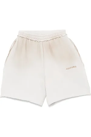 CULTURA Shorts con logo bordado