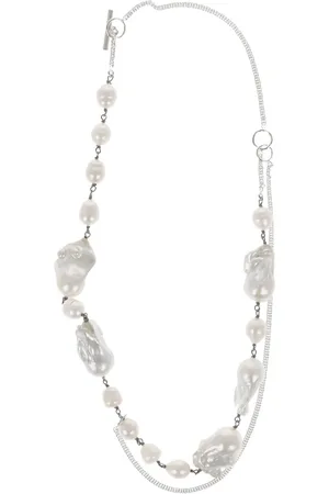 Jil Sander Collar barroco con perlas artificiales