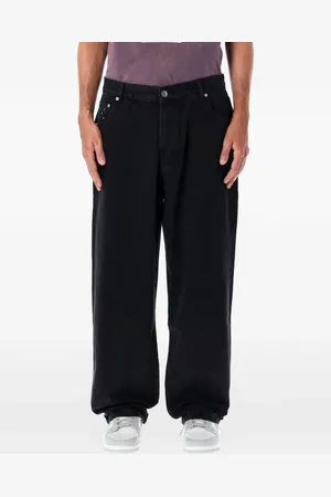Pop Trading Company Jeans con logo bordado