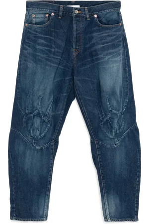 DOUBLET Jeans con detalle drapeado