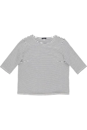 R13 Playera con motivo de rayas