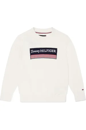 Tommy Hilfiger Suéter tejido con logo en intarsia