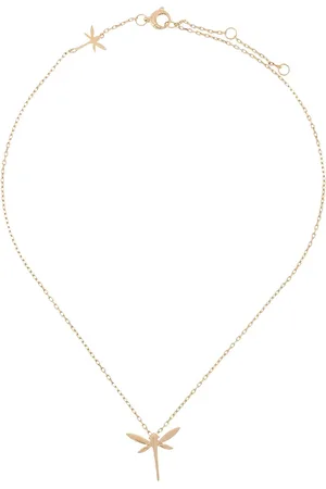 ANAPSARA Collar Dragonfly mini en oro amarillo de 18kt con diamantes