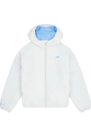 New Balance Chamarra bomber con logo estampado