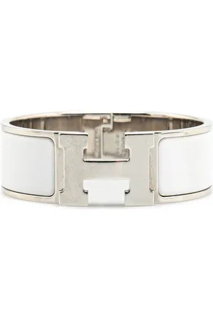 Hermès Pulsera del siglo XX Wide Enamel Clic Clac H Bracelet PM