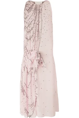 GENNY Vestido midi con detalle de nudo