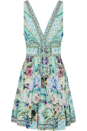 Camilla Vestido corto con estampado floral