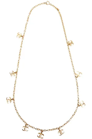 CHANEL Collar con motivo Interlocking CC 1980