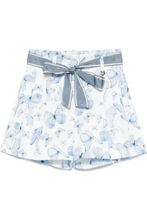 MONNALISA Shorts con estampado de mariposas