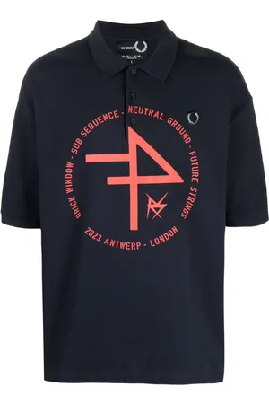 Fred Perry Playera tipo polo con parche del logo