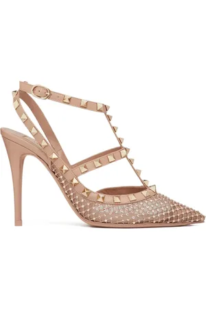 VALENTINO GARAVANI Zapatillas Rockstud con detalle de cristal y tacón de 100mm