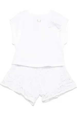 Twin-Set Set de shorts de encaje