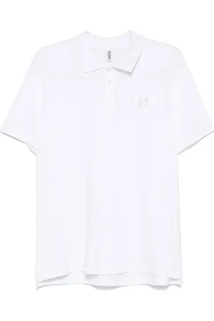 Moschino Playera tipo polo con logo estampado