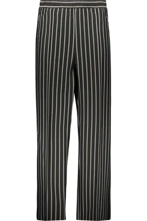 Random Identities Pantalones con estampado de rayas diplomáticas