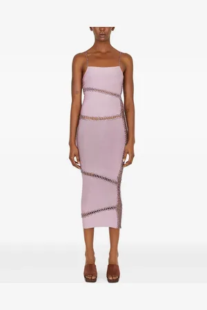 Isa Boulder Jigsaw midi dress