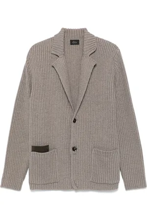 BRIONI Blazer tejido de canalé
