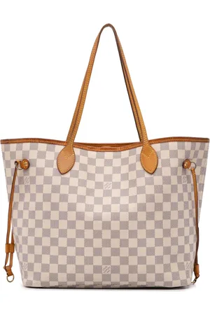 LOUIS VUITTON 2014 Damier Azur Neverfull MM tote bag