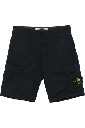 Stone Island Shorts con rayas estampadas