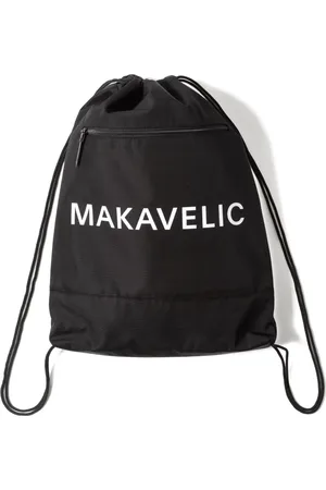 Makavelic Bolsa con cordones y logo estampado