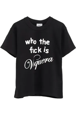 Vaquera Playera con eslogan estampado